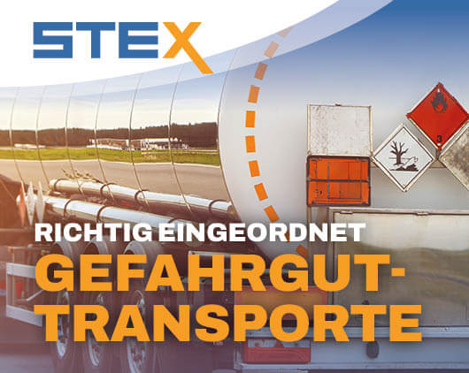 Gefahrguttransport mit STEX – ADR-Transport für gefährliche Güter